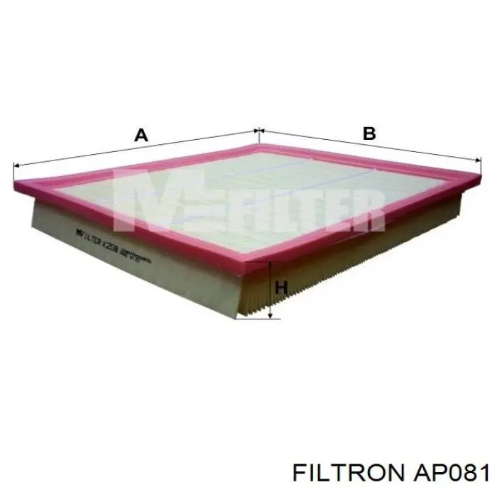 Купить AP081 Filtron Автомобильный фильтр воздуха