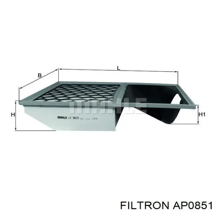 Элемент воздушного фильтра Filtron AP0851 цена, от 23.45 USD