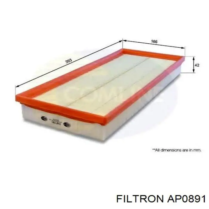 Воздушный фильтр AP0891 Filtron