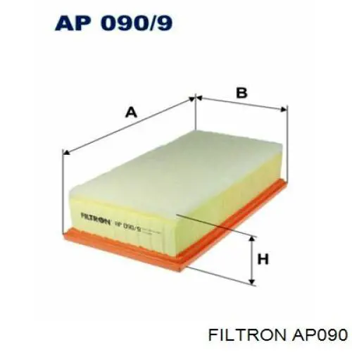 Элемент воздушного фильтра Filtron AP090 цена, от 6.76 USD