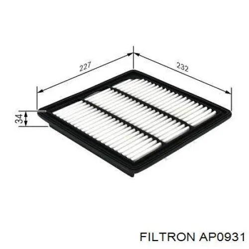 Элемент воздушного фильтра Filtron AP0931 цена, от 10.22 USD