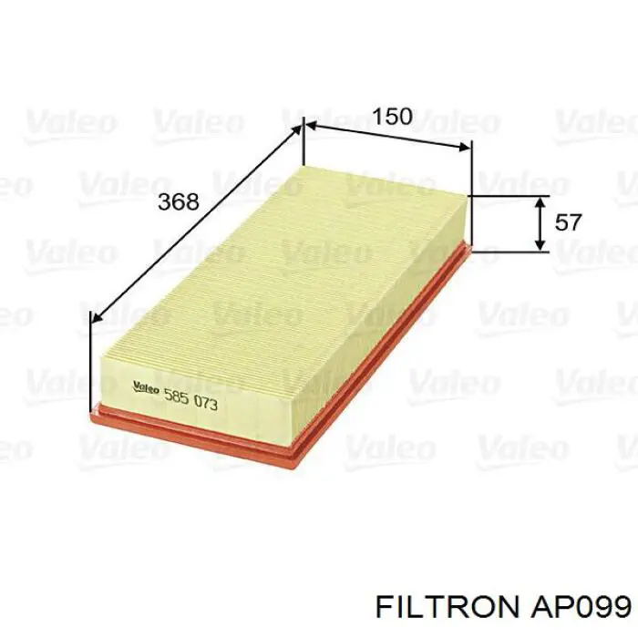AP099 Filtron Воздушный фильтр двигателя