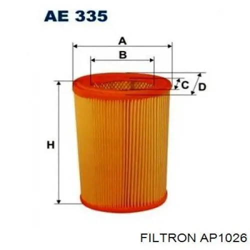 Купить AP1026 Filtron Автомобильный фильтр воздуха