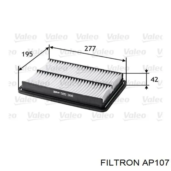 Фильтр воздушный Filtron AP107
