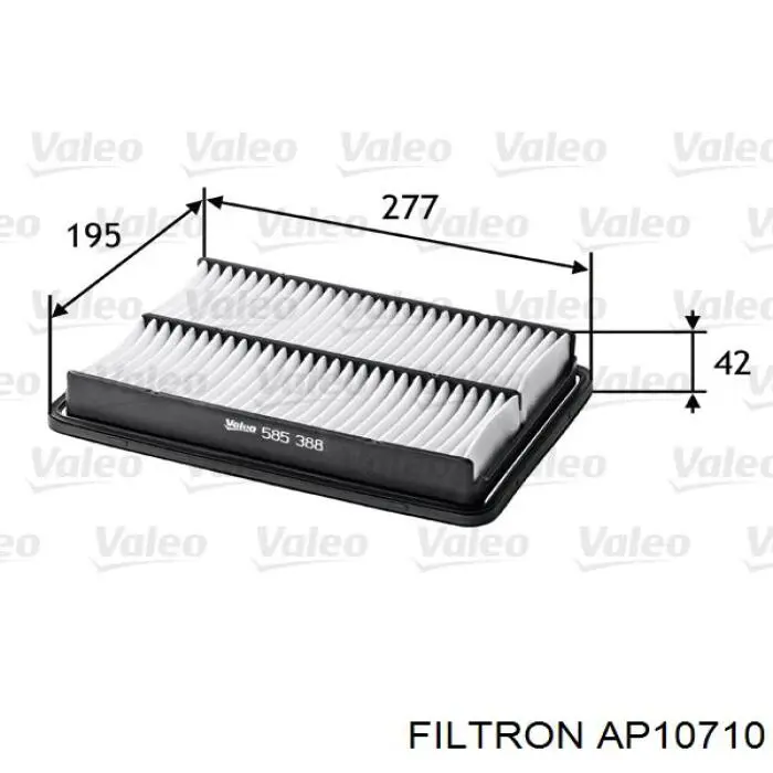 Элемент воздушного фильтра Filtron AP10710 цена, от 6.91 USD