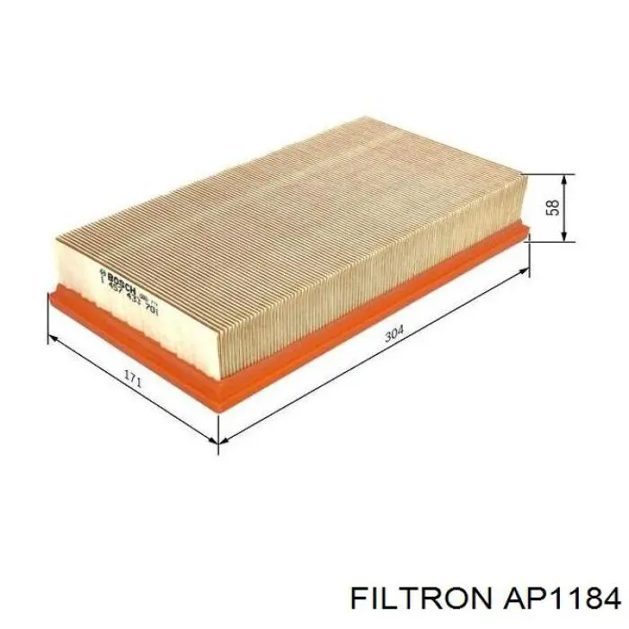 Купить AP1184 Filtron Автомобильный фильтр воздуха