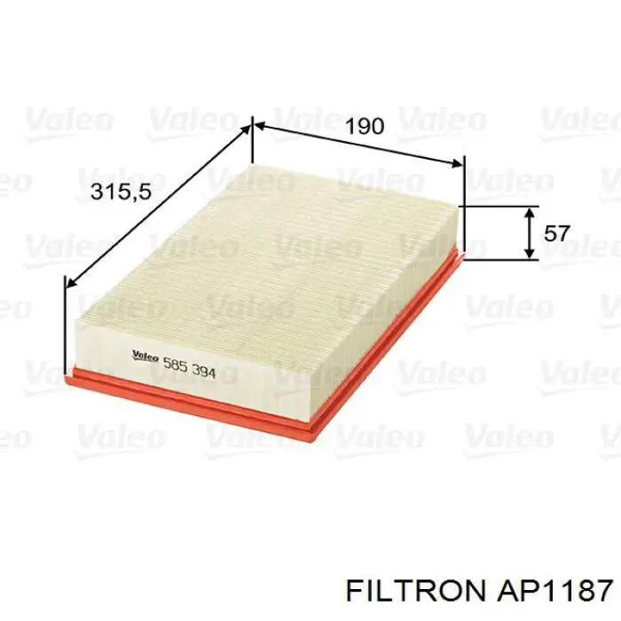 AP1187 Filtron воздушный фильтр