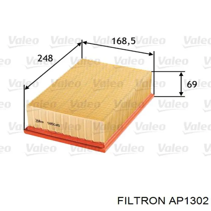 Купить AP1302 Filtron Автомобильный фильтр воздуха