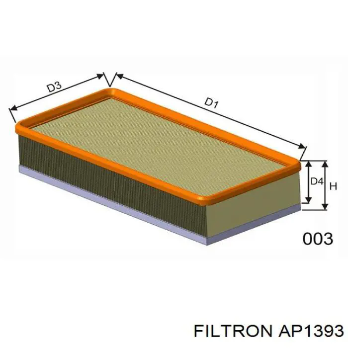 Купить AP1393 Filtron Автомобильный фильтр воздуха