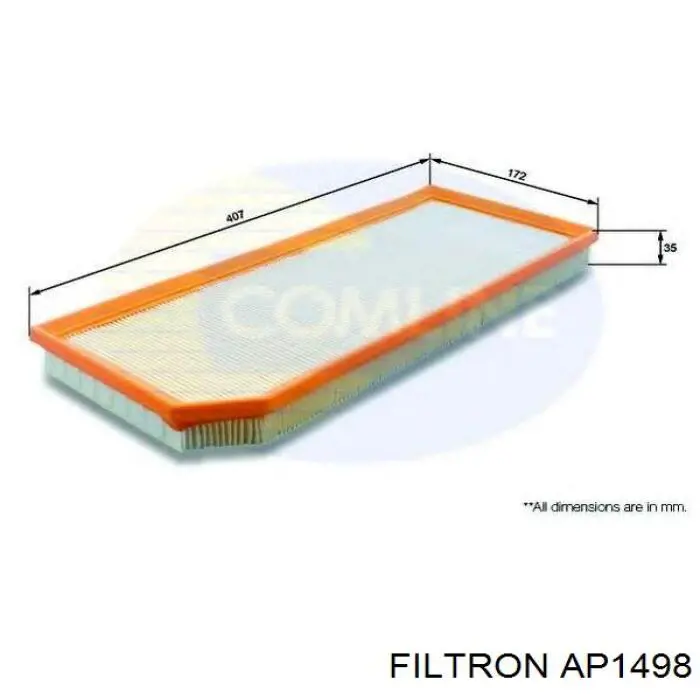 Элемент воздушного фильтра Filtron AP1498 цена, от 5.70 USD