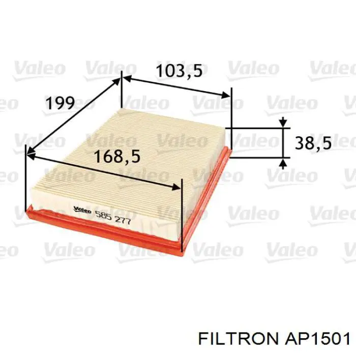 AP1501 Filtron воздушный фильтр