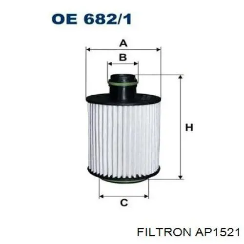 Фильтр воздушный Filtron AP1521