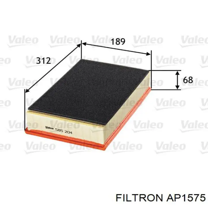 AP1575 Filtron воздушный фильтр