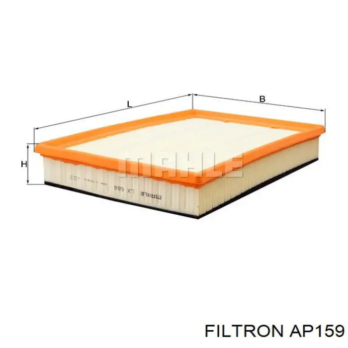 Элемент воздушного фильтра Filtron AP159 цена, от 8.06 USD