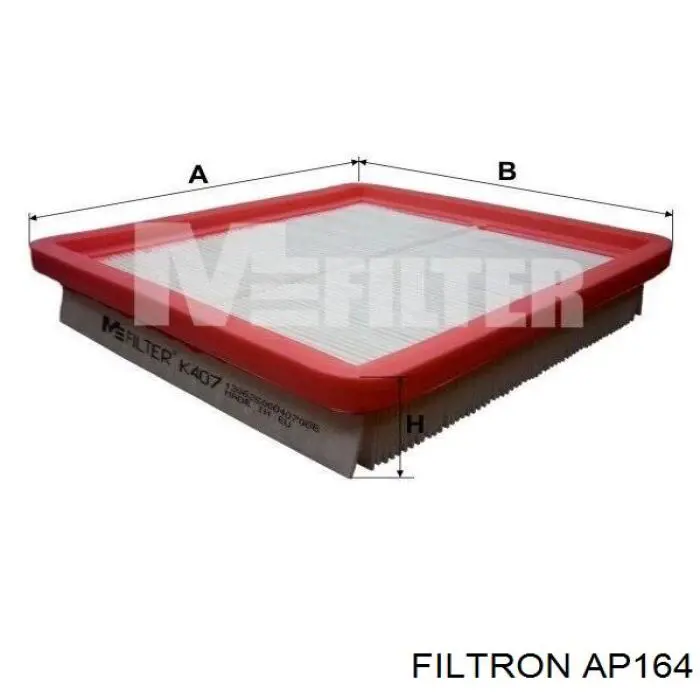 Элемент воздушного фильтра Filtron AP164 цена, от 6.08 USD