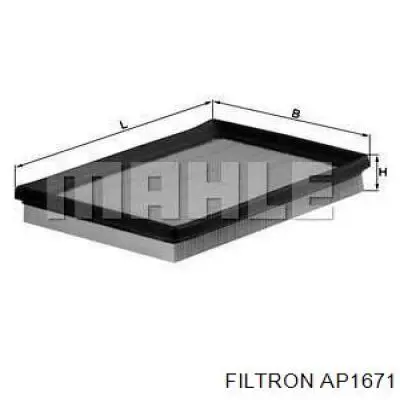 Элемент воздушного фильтра Filtron AP1671 цена, от 3.09 USD