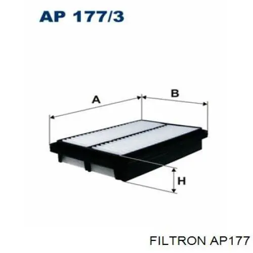Элемент воздушного фильтра Filtron AP177 цена, от 5.07 USD