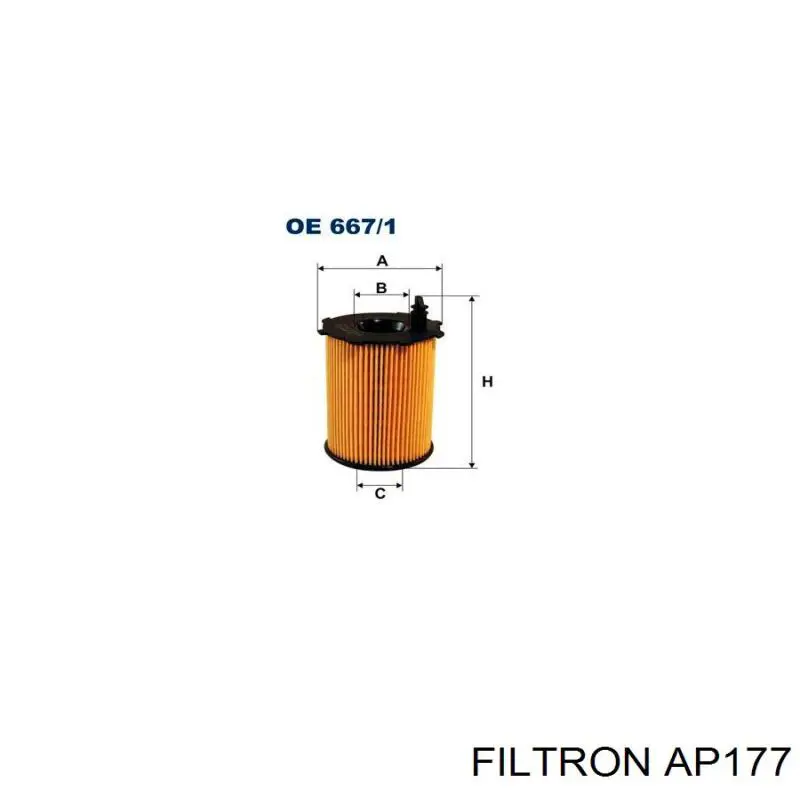 Воздушный фильтр AP177 Filtron