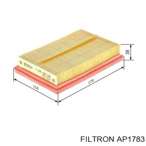 Элемент воздушного фильтра Filtron AP1783 цена, от 5.94 USD