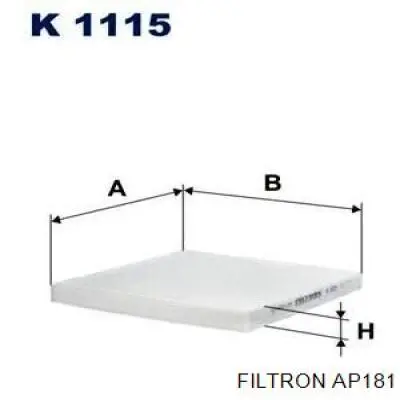 Фильтр воздушный Filtron AP181