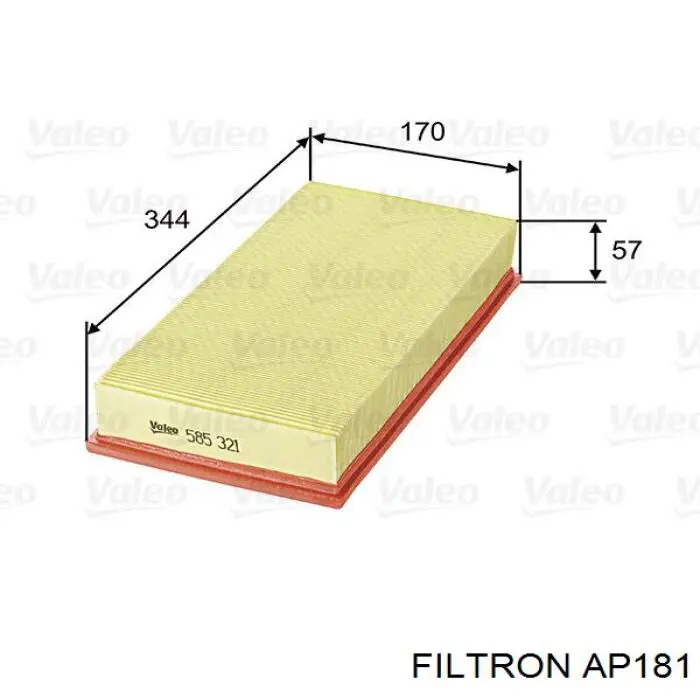 Купить AP181 Filtron Автомобильный фильтр воздуха