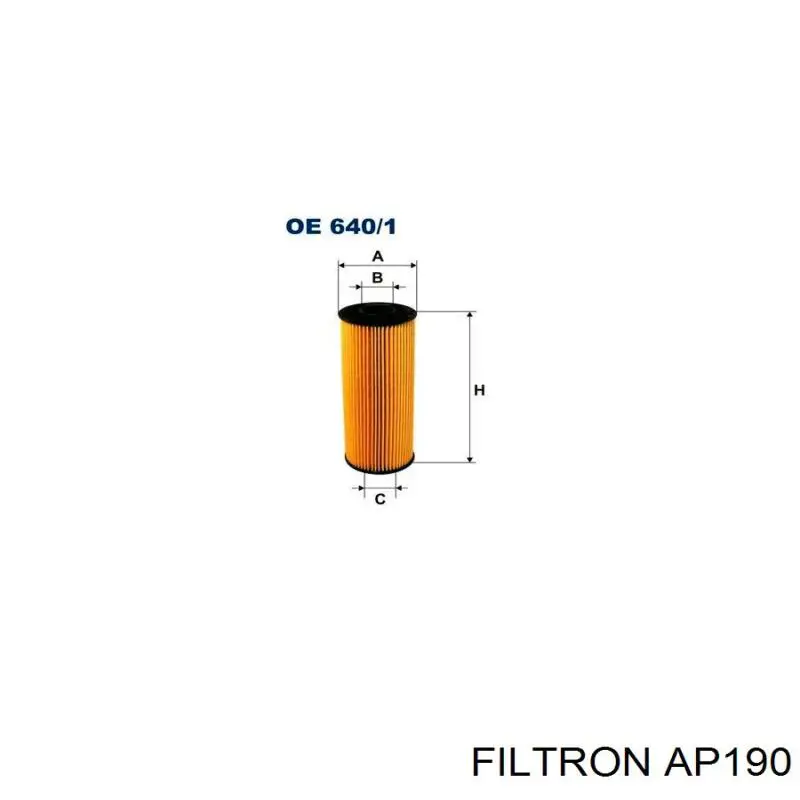 Купить AP190 Filtron Автомобильный фильтр воздуха