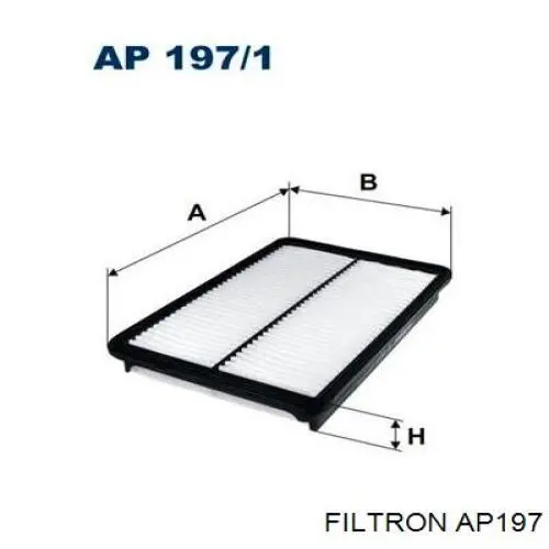 Элемент воздушного фильтра Filtron AP197 цена, от 6.53 USD