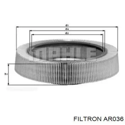 Купить AR036 Filtron Автомобильный фильтр воздуха
