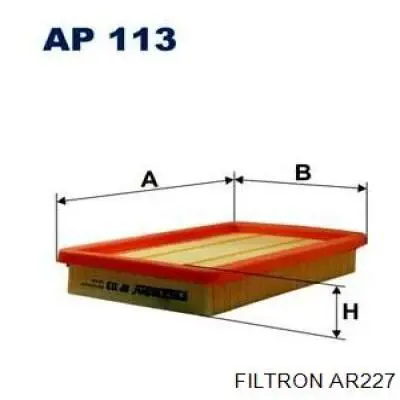 Воздушный фильтр AR227 Filtron