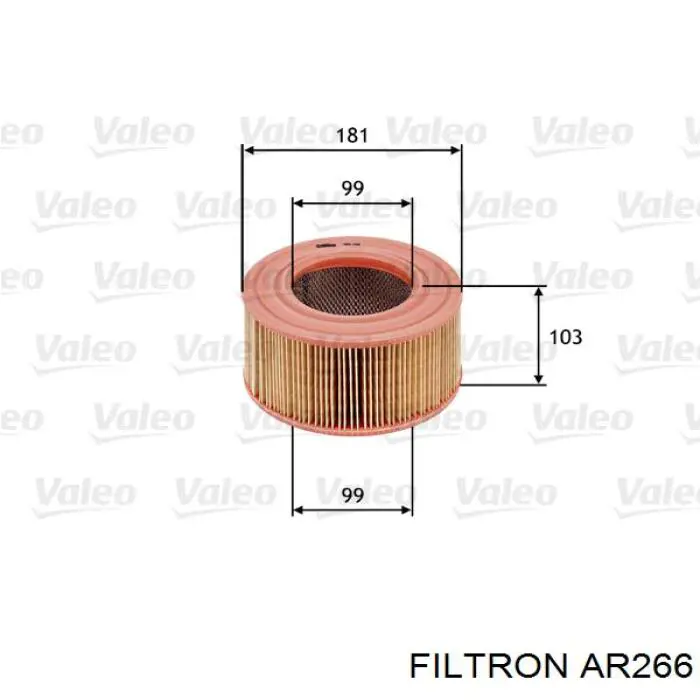 Купить AR266 Filtron Автомобильный фильтр воздуха