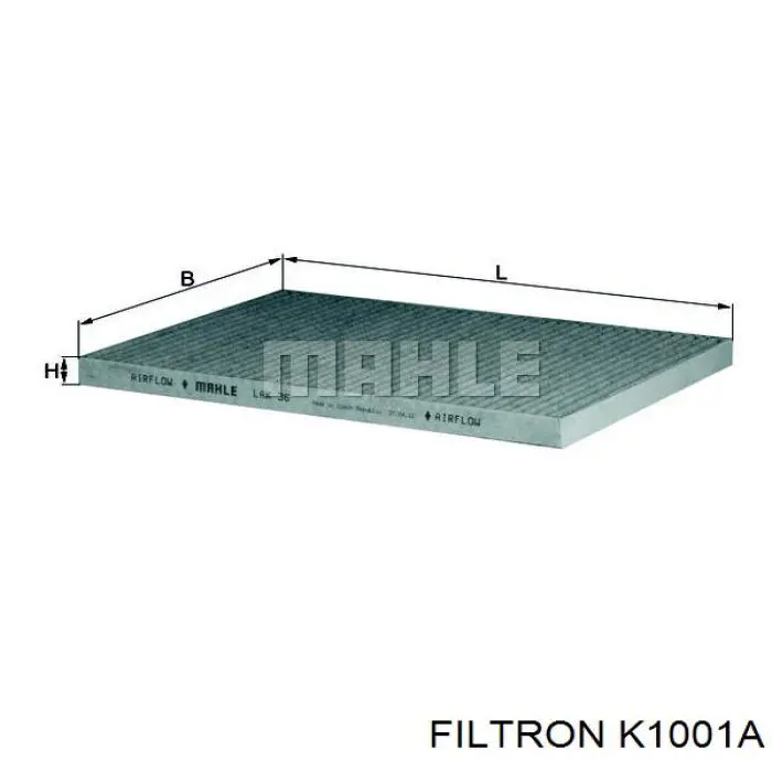 Купить K1001A Filtron Фильтр салона угольный