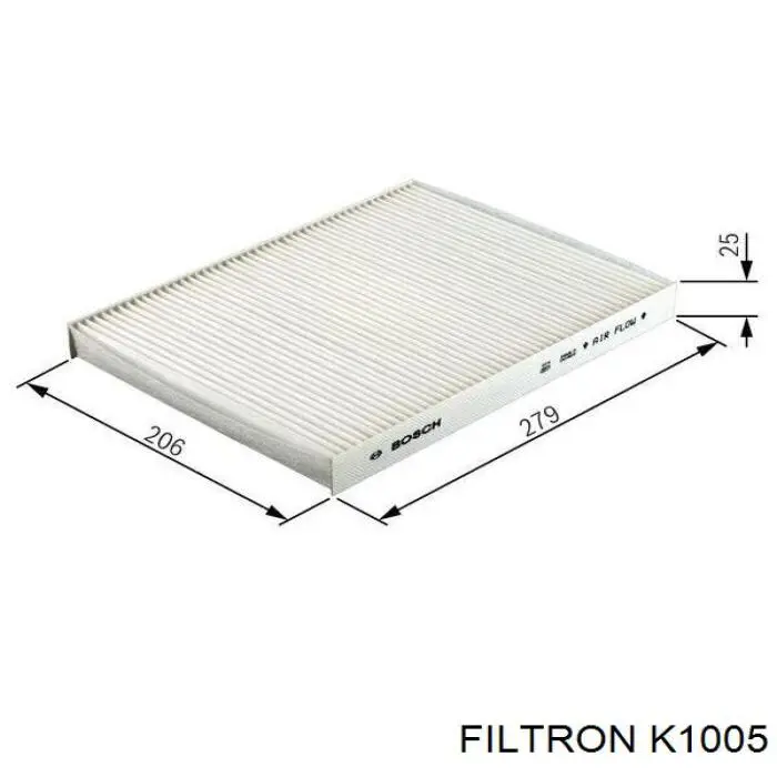 Фильтр салона K1005 Filtron