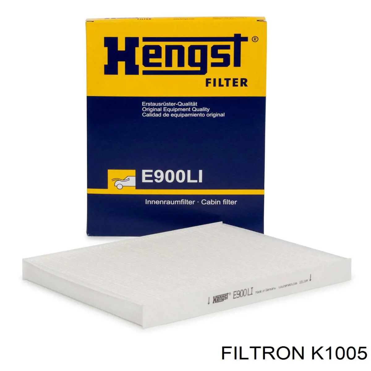 Купить K1005 Filtron Фильтр салона угольный