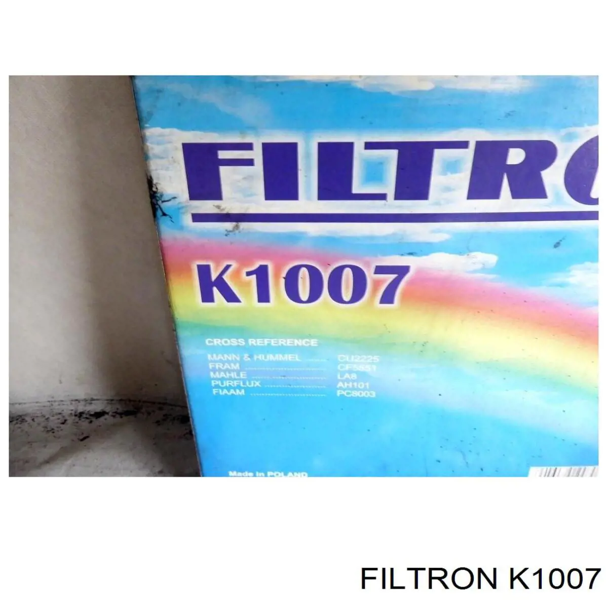 Купить K1007 Filtron Фильтр салона угольный