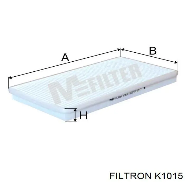 Фильтр салона K1015 Filtron