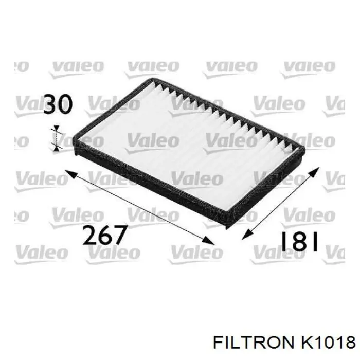 Фильтр салона K1018 Filtron