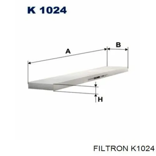 K1024 Filtron Внутрисалонный фильтр