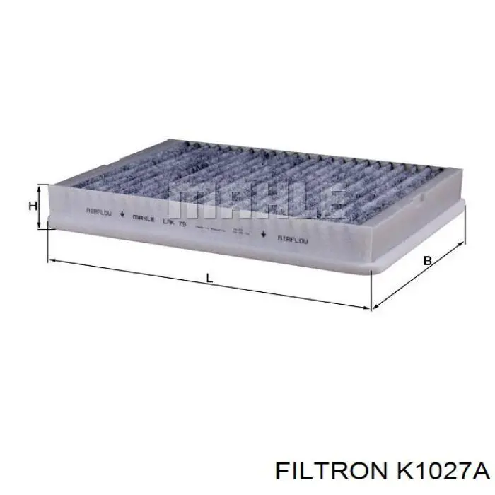 K1027A Filtron фильтр салона