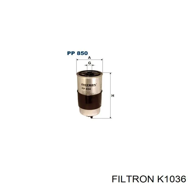 Купить K1036 Filtron Фильтр салона угольный