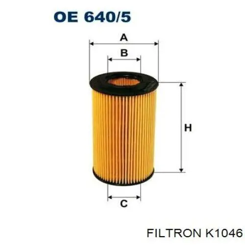 Фильтр салона K1046 Filtron
