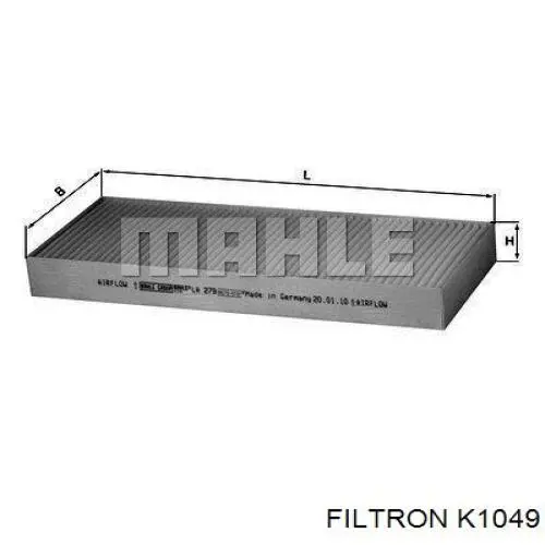 K1049 Filtron Внутрисалонный фильтр