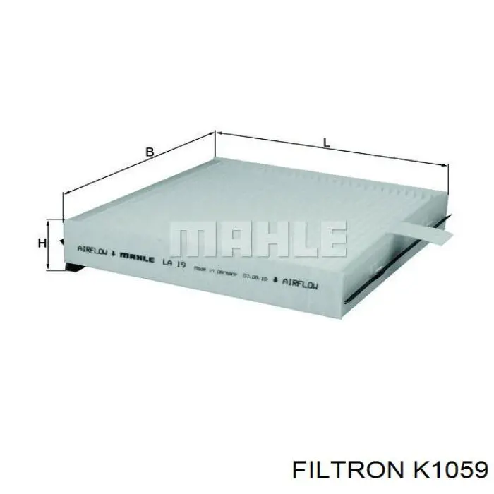 Фильтр салона K1059 Filtron