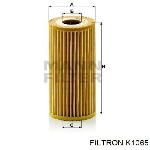 Фильтр салона K1065 Filtron