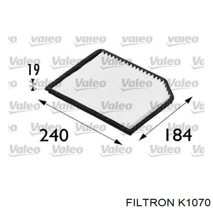 K1070 Filtron фильтр салона