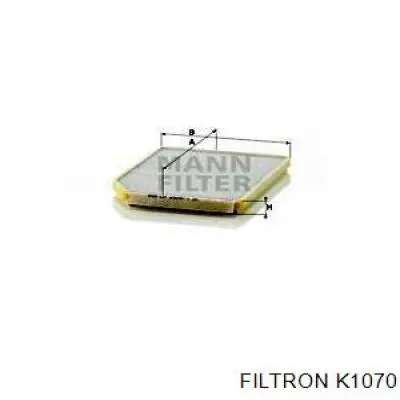 Купить K1070 Filtron Фильтр салона угольный