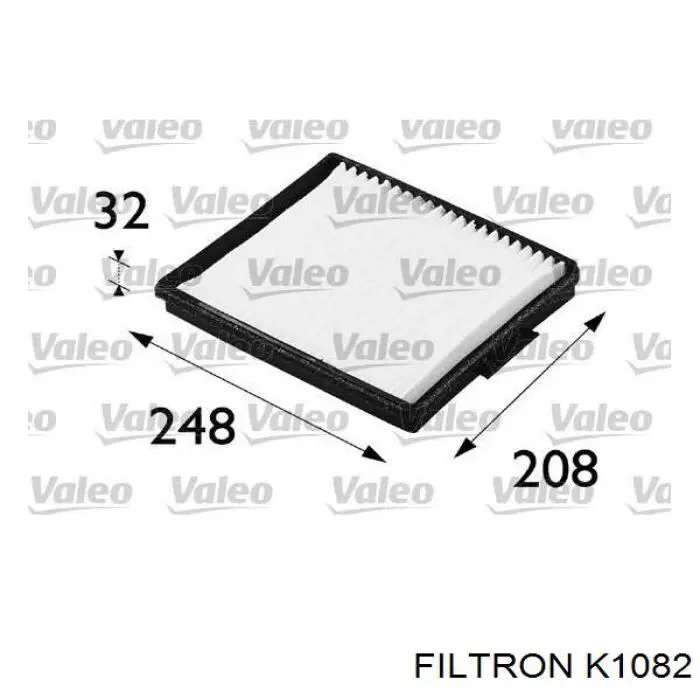 Фильтр воздушный отопителя Filtron K1082 цена, от 8.64 USD