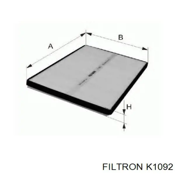 K1092 Filtron Внутрисалонный фильтр