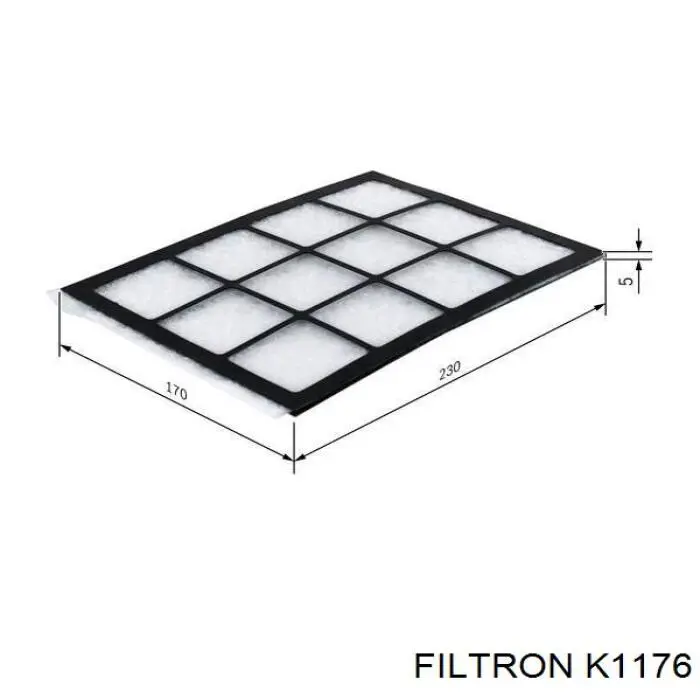 K1176 Filtron фильтр салона