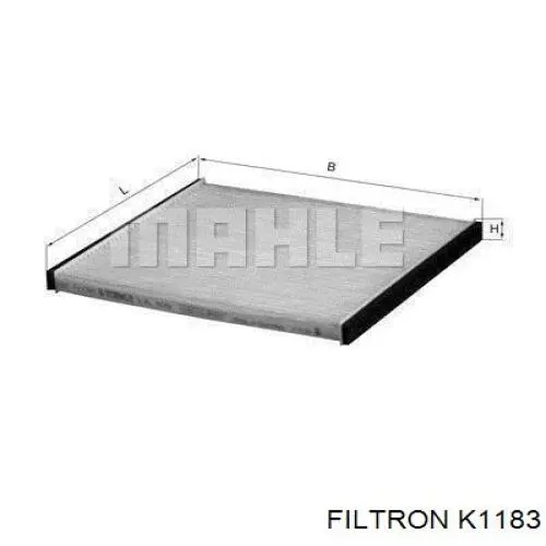 Купить K1183 Filtron Фильтр салона угольный