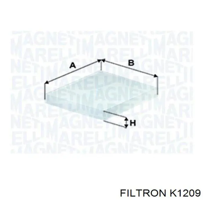 Фильтр воздушный отопителя Filtron K1209 цена, от 7.41 USD